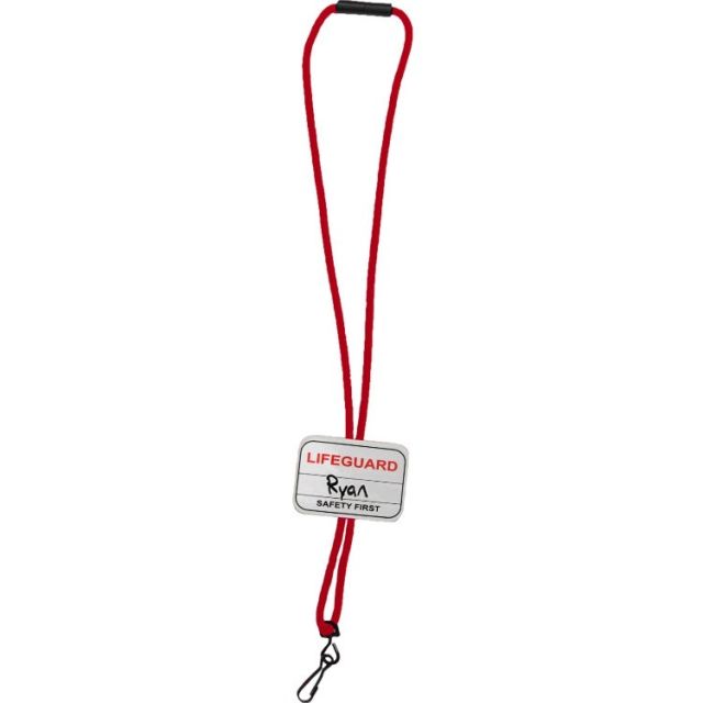 Lifeguard Name Tag Break Away Lanyard