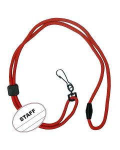 Staff Oval Name Tag Breakaway Lanyard