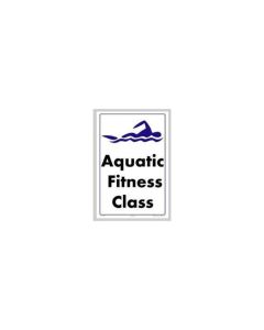 Aquatic Fitness Class Sign