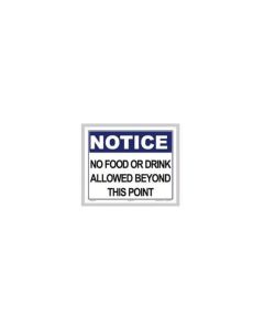 No Food Or Drink Sign